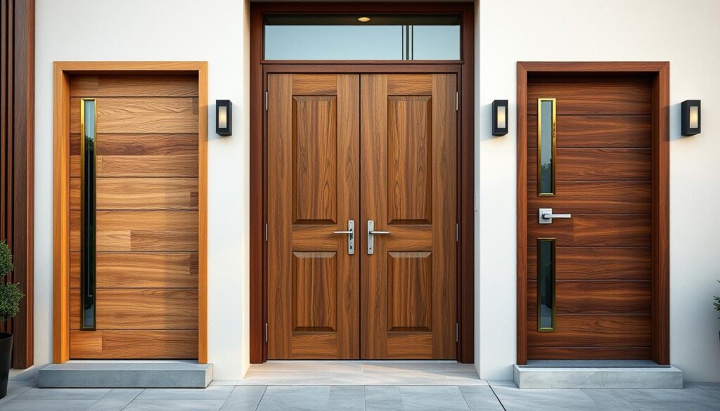 Diseños contemporáneos de puertas de madera