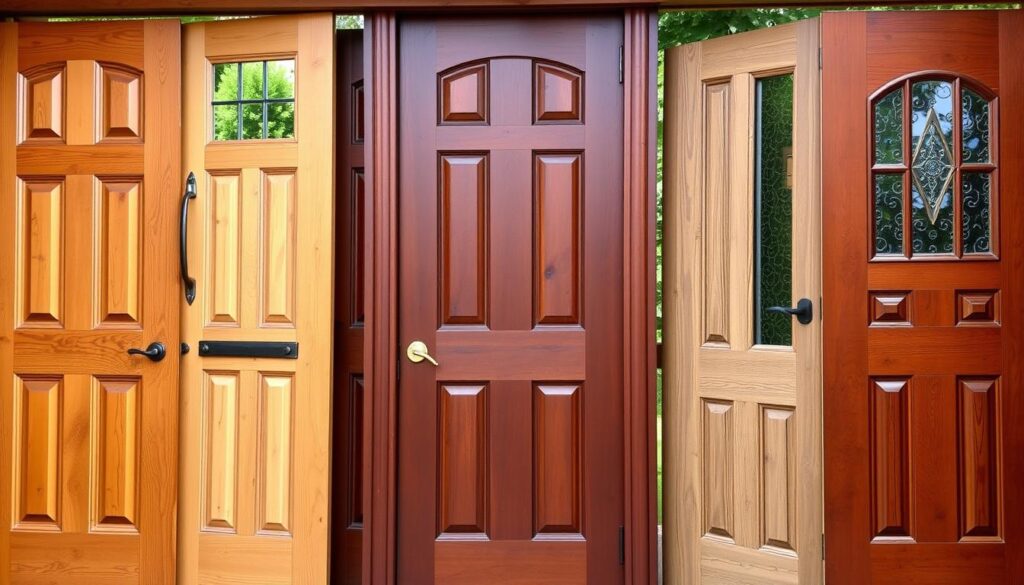 Puertas de entrada de madera