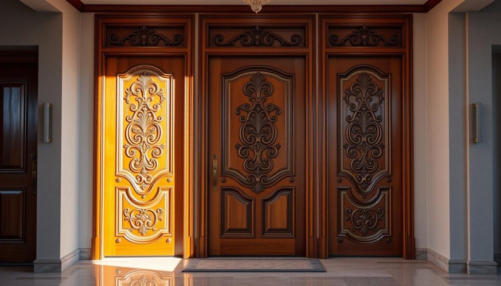 puertas de madera para entrada principal